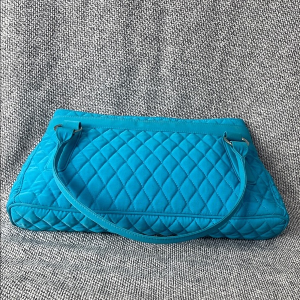 Vera Bradley Turquoise Quilted Shoulder Bag - Picture 15 of 16